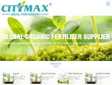 Tablet Screenshot of citymax-agro.com